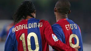 2- Fc Barcelone avec Samuel Eto'o