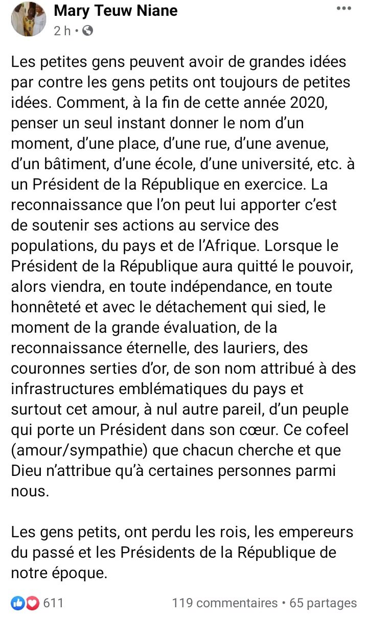 mary Teuw Niane 1 - Senenews - Actualité au Sénégal, Politique, Économie, Sport